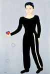 Girl bringing Heart